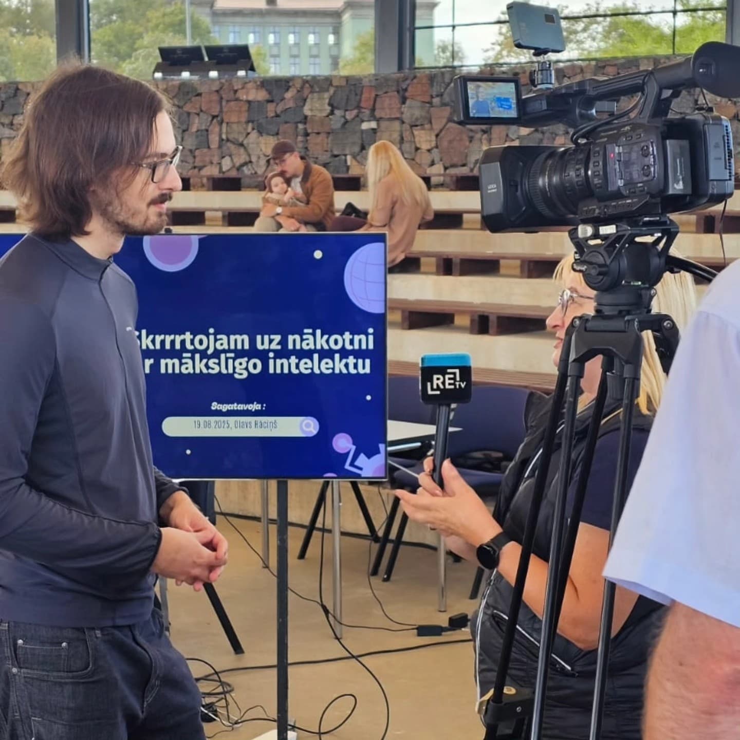 [🇱🇻] Interview on AI & Youth, ReTv