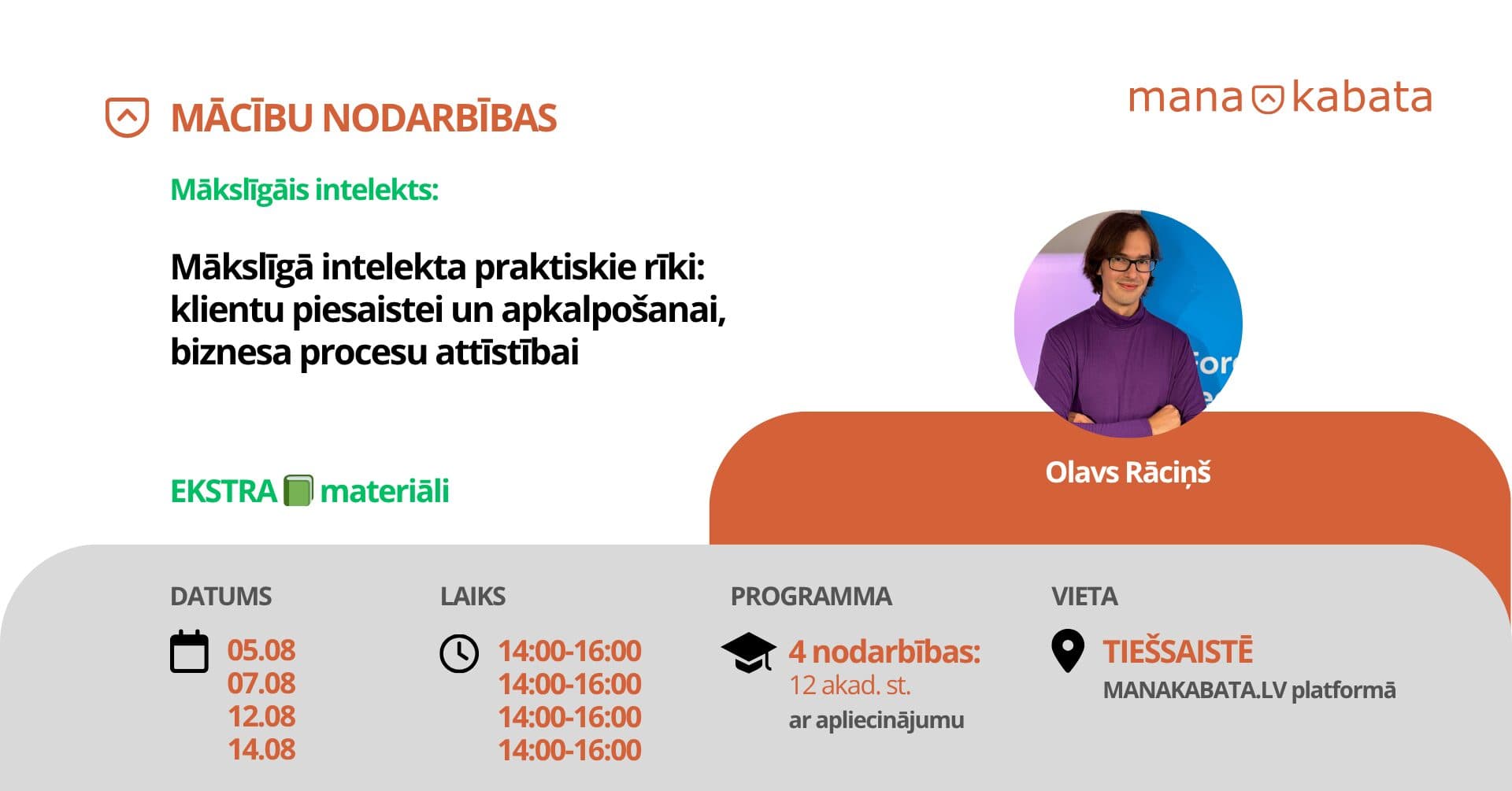 [🇱🇻] Practical AI tools for Business, Manakabata, Latvia